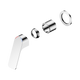 Nero Bianca Care Shower Mixer 60Mm Plate Trim Kits Only Chrome