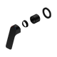Nero Bianca Care Shower Mixer 60Mm Plate Trim Kits Only Matte Black