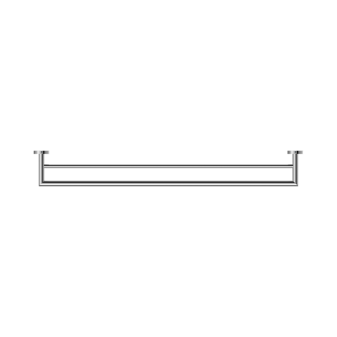 Nero Dolce 900Mm Double Towel Rail Chrome