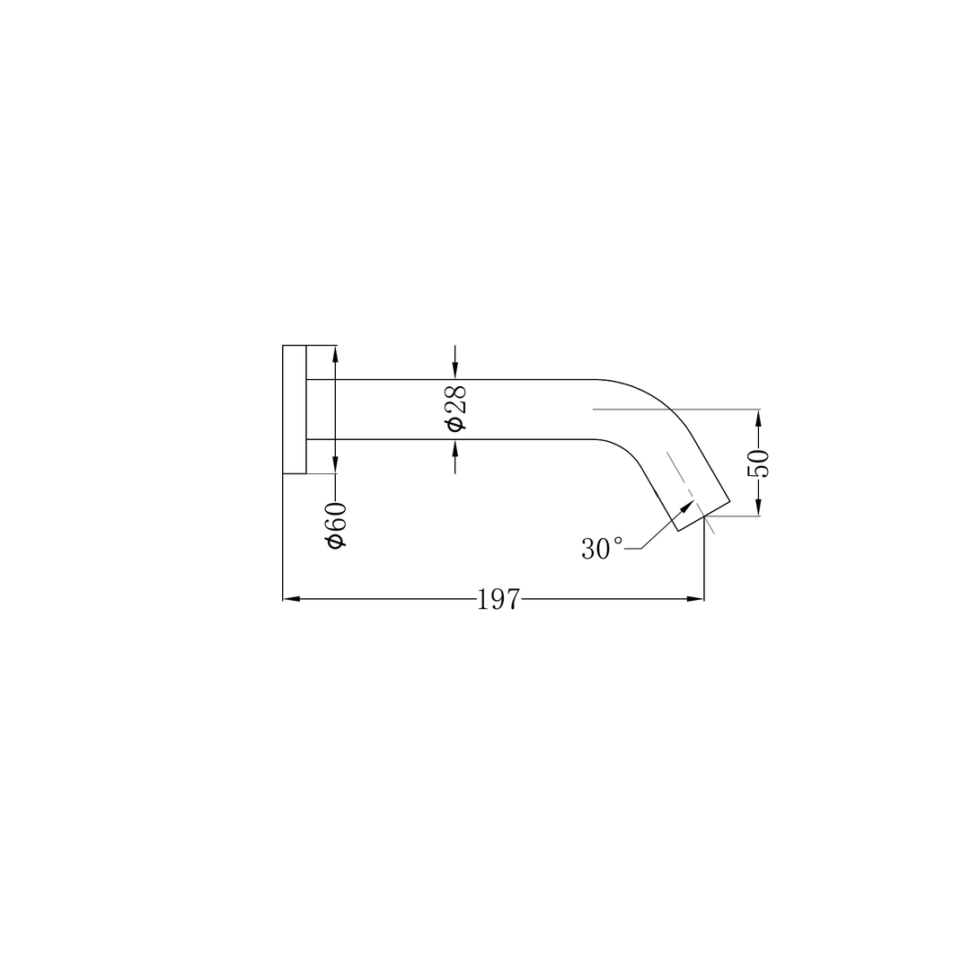 NERO WALLMOUNT SENSOR TAPS BRUSHED BRONZE