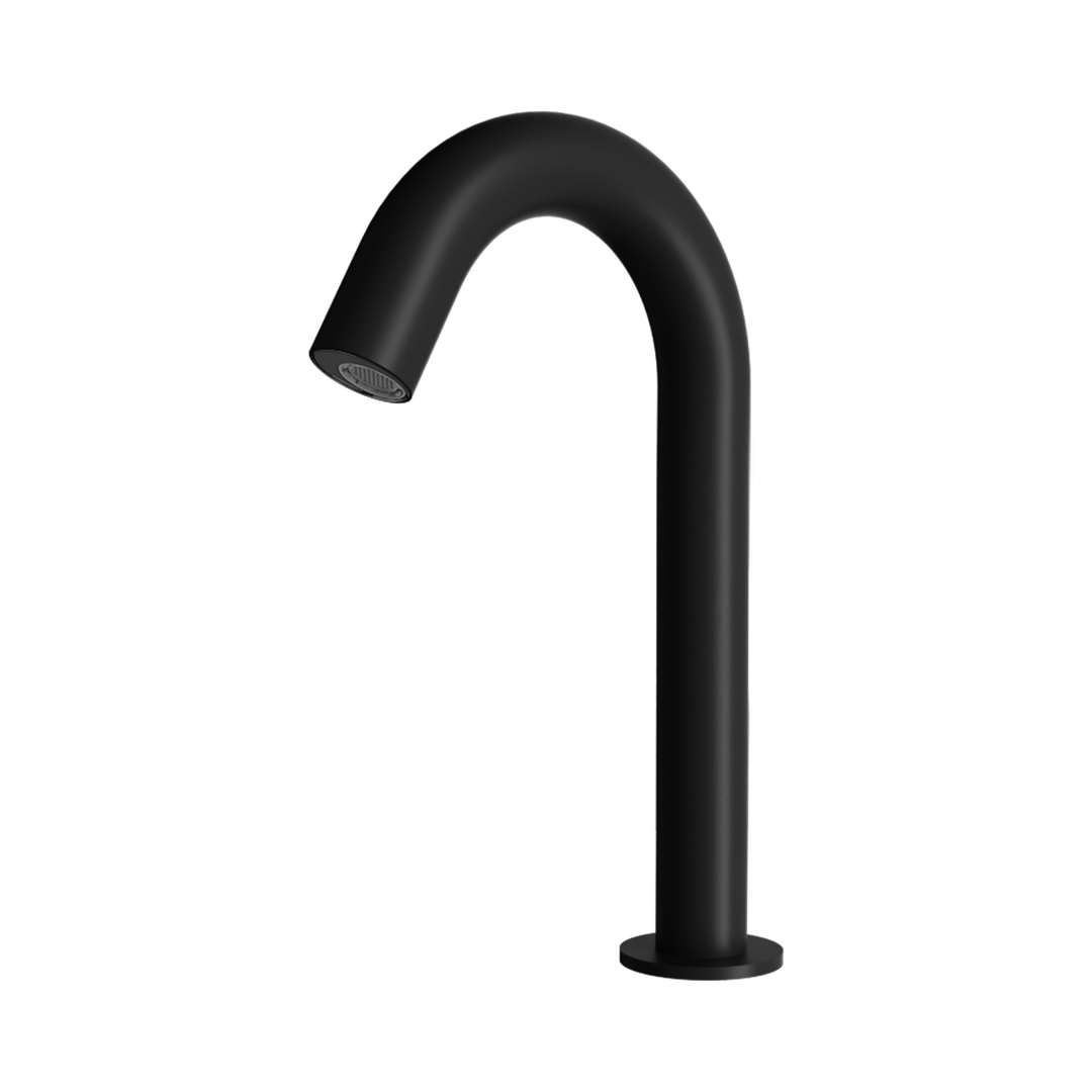 Nero Commercial Electronic Basin Tap Matte Black