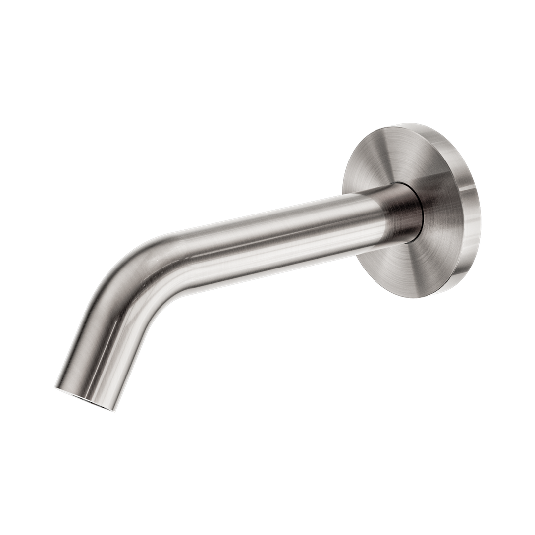 Nero Mecca Wall-Mounted Sensor Tap With 80Mm Wall Plate Brushed Nickel