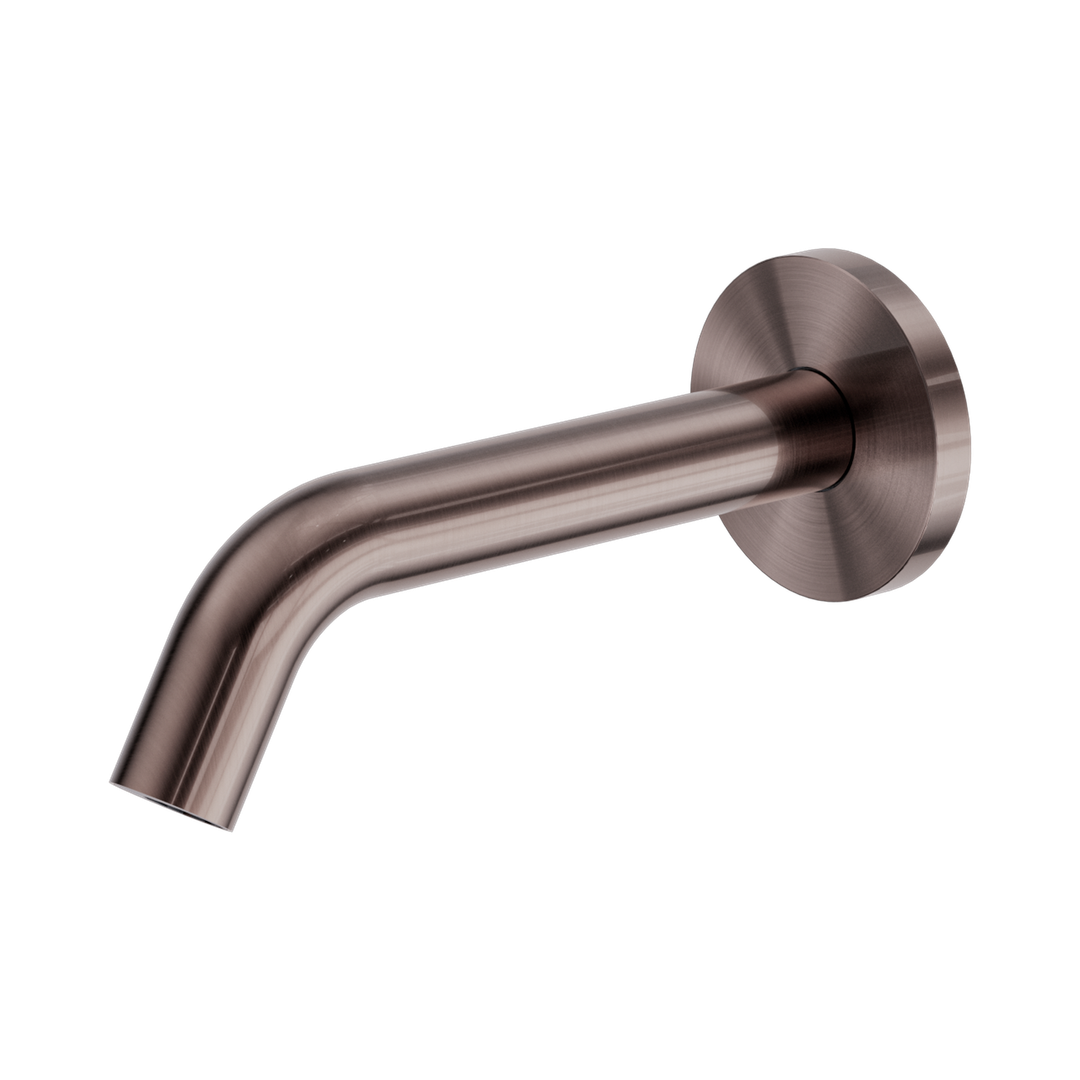 Nero Mecca Wall-Mounted Sensor Tap With 80Mm Wall Plate Brushed Bronze