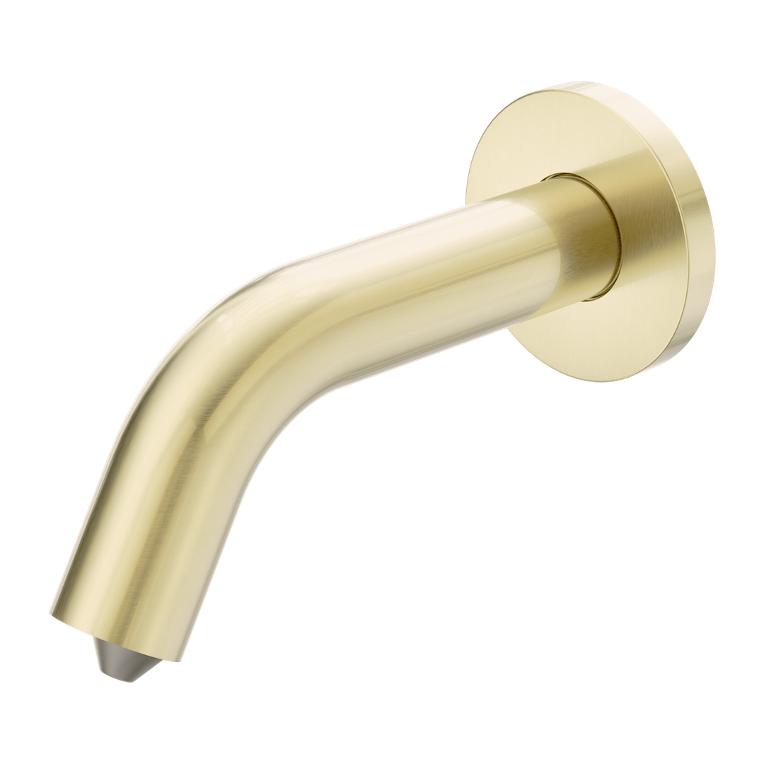 Nero Mecca Wall Mounted Soap Sensor Dispenser Brushed Gold