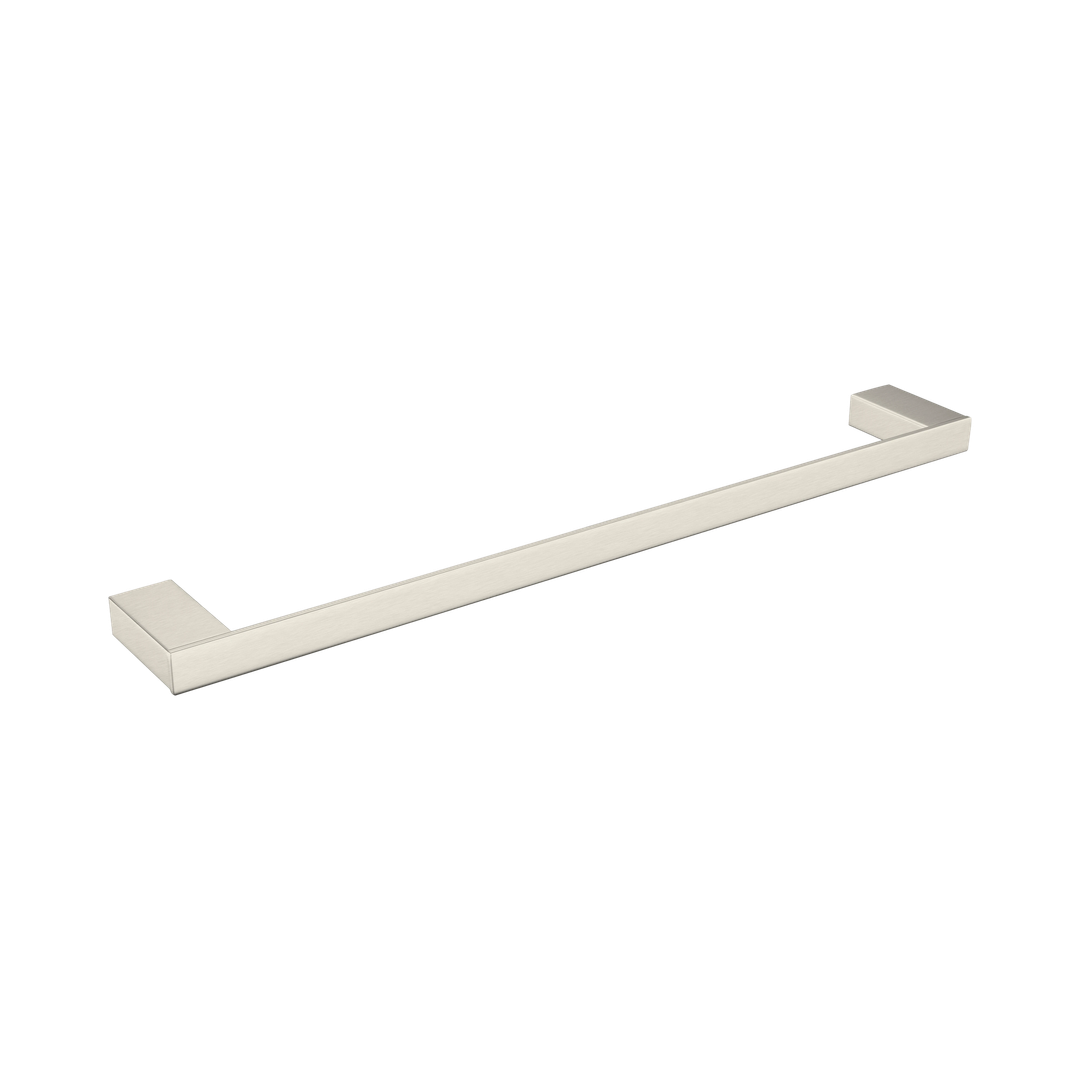 Nero Celia Single Towel Rail 600Mm Brushed Nickel