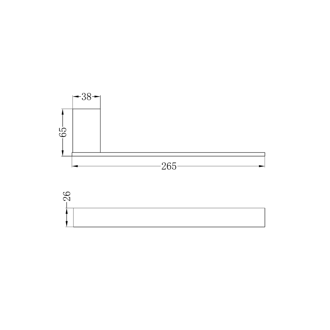 Nero Celia Hand Towel Rail Chrome