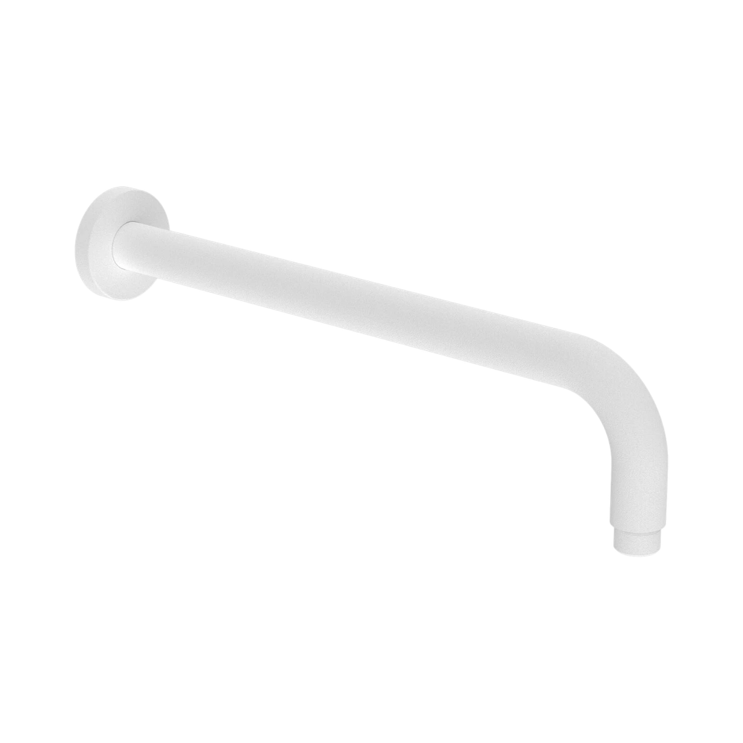 Nero Round Shower Arm 500Mm Length Matte White