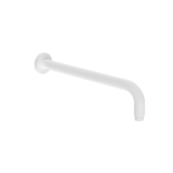 Nero Round Shower Arm Matte White