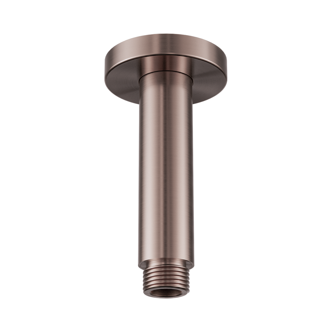 Nero Round Ceiling Arm 100Mm Length Brushed Bronze