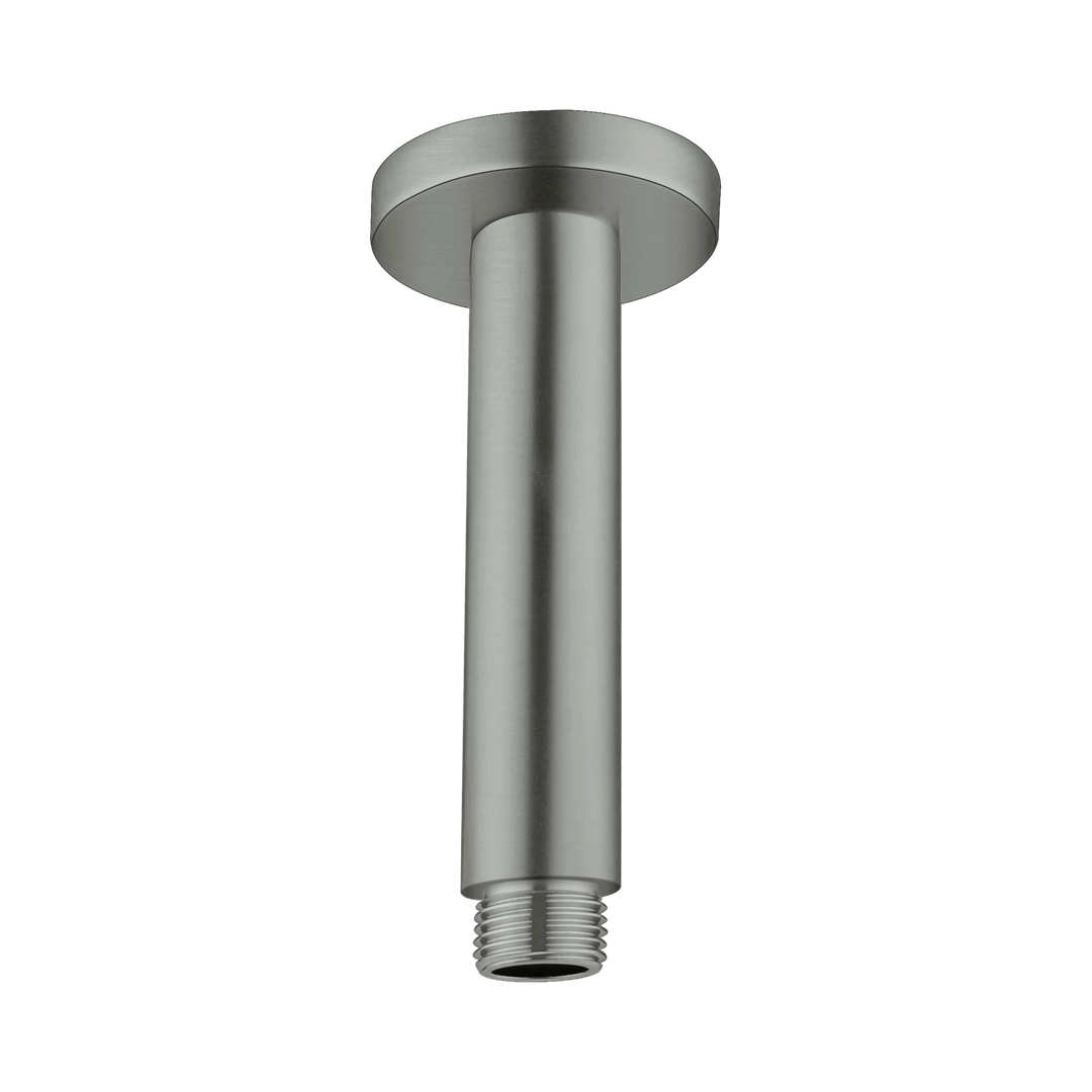 Nero Round Ceiling Arm 100Mm Length Gun Metal