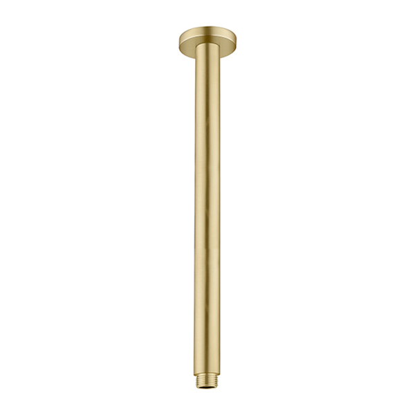 Nero Round Ceiling Arm Brushed Gold