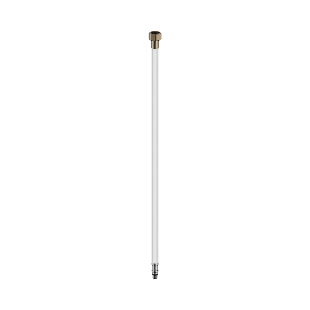 Nero Premium Flexible Mixer Tap Hose Pair Brushed Bronze