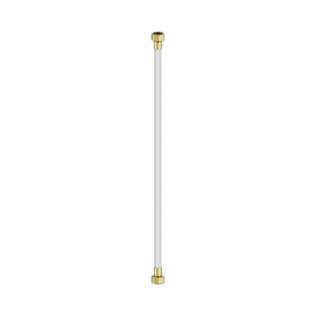 Nero 500Mm Premium G1/2 Female Flexible Water Connector Hose Brushed Gold