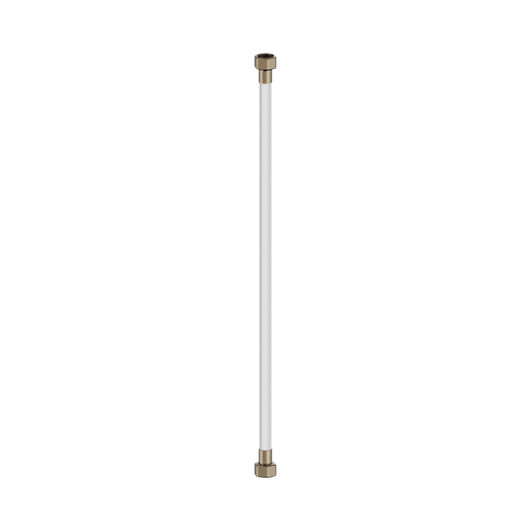 Nero 500Mm Premium G1/2 Female Flexible Water Connector Hose Brushed Bronze
