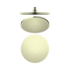Nero 230Mm Air Shower Head Brushed Gold