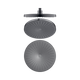 Nero Opal 250Mm Shower Head Graphite