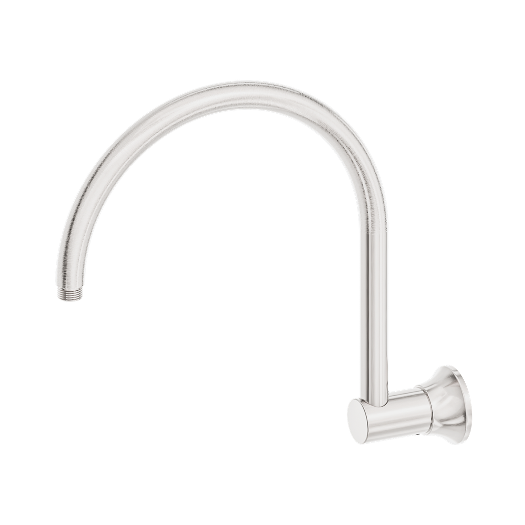 Nero York Shower Arm Brushed Nickel
