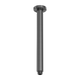 NERO ZEN Stainless Steel ROUND CEILING ARM 300MM LENGTH GRAPHITE