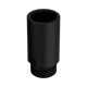Nero Dual Check Valve Male X Female G1/2 Matte Black