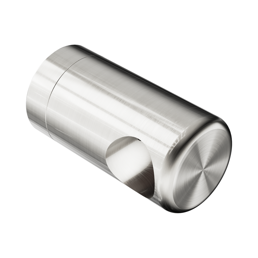 Nero Mecca Care Make Your Own 25Mm Grab Rail End Bracket Brushed Nickel