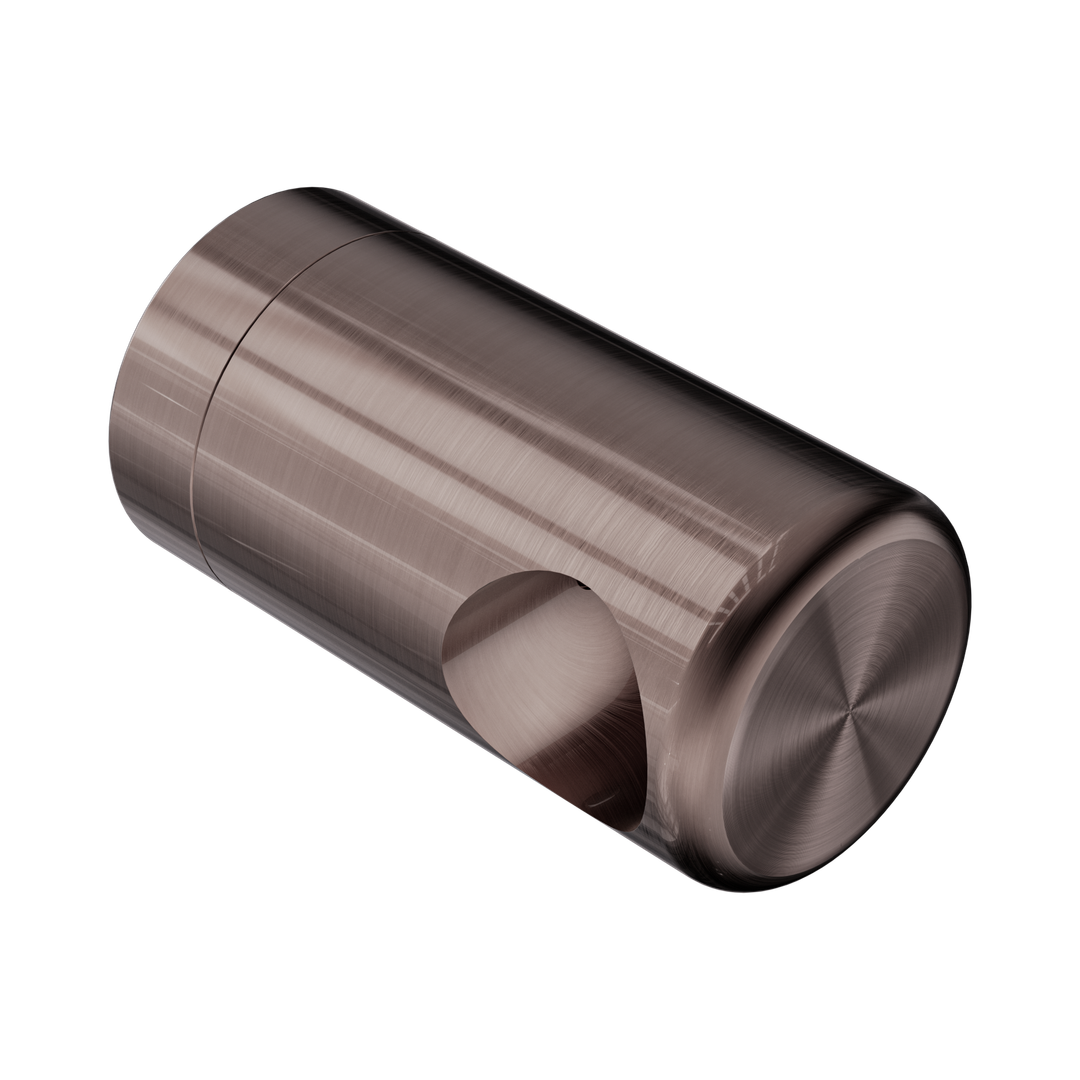 Nero Mecca Care Make Your Own 25Mm Grab Rail End Bracket Brushed Bronze