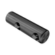 Nero Mecca Care Make Your Own 25mm Grab Rail Double Towel Bracket Right Gun Metal