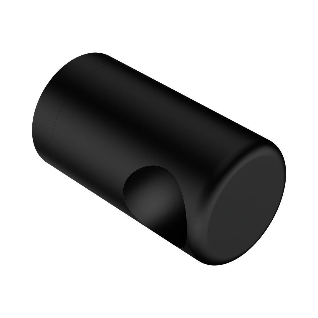 Nero Mecca Care Make Your Own 32Mm Grab Rail End Bracket Matte Black