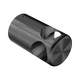 Nero Mecca Care Make Your Own 32mm Grab Rail T Bar Bracket Gun Metal