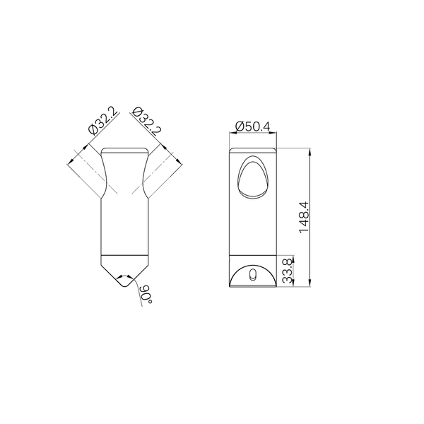 Nero Mecca Care Make Your Own 32Mm Corner Wrap Bracket Chrome