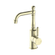 Nero York Basin Mixer With Metal Lever Aged Brass