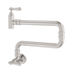Nero York Wall Mounted Pot Filler Brushed Nickel