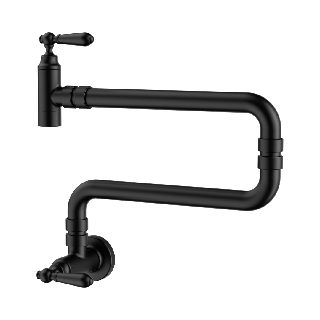 Nero York Wall Mounted Pot Filler Matte Black