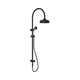 York Twin Nero Shower With White Porcelain Hand Nero Shower - Matte Black