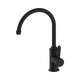 Nero York Kitchen Mixer Gooseneck Spout With Metal Lever Matte Black