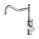 Nero York Kitchen Mixer Hook Spout With Metal Lever Chrome