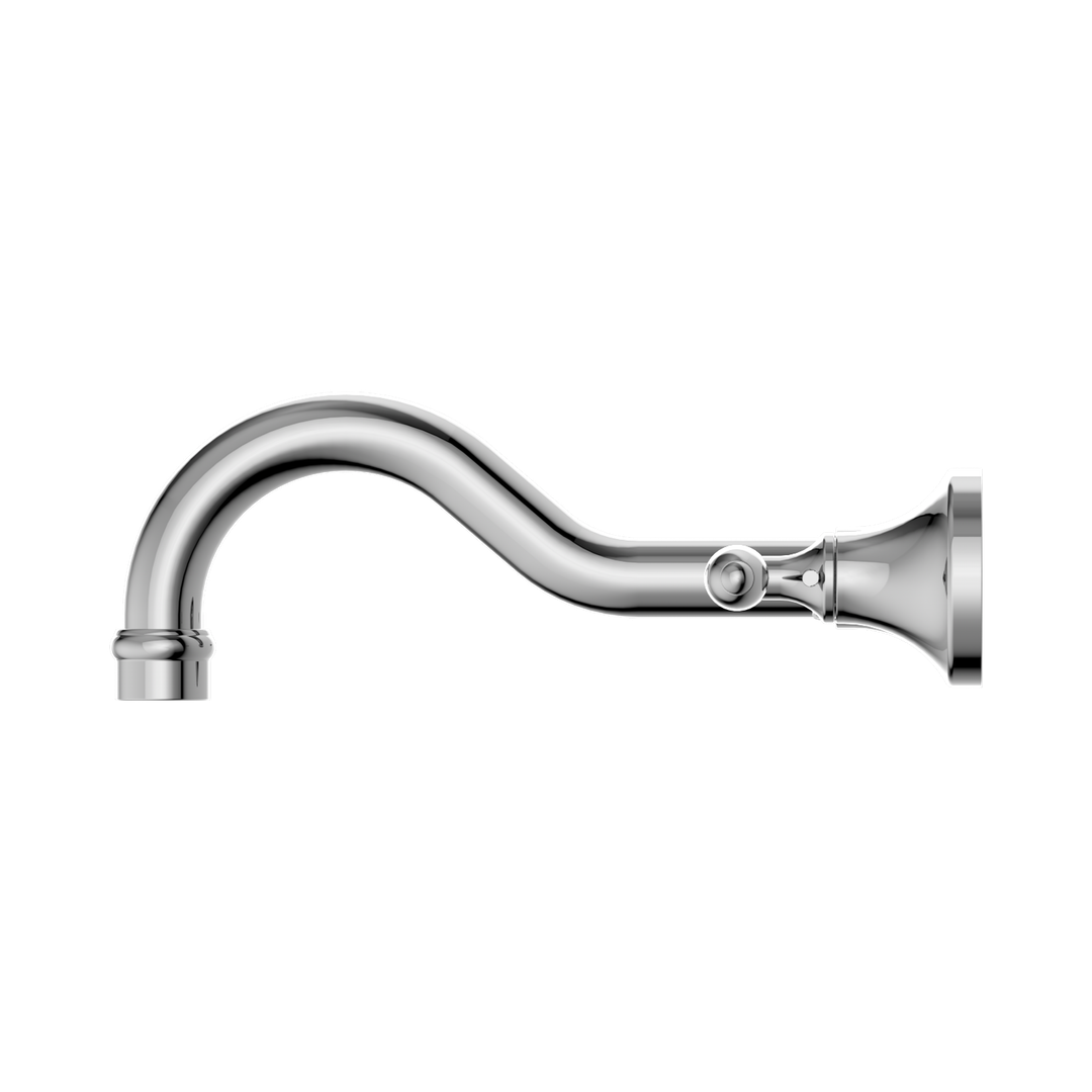 Nero York Wall Basin Set With Metal Lever Chrome