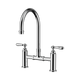 Nero York Bridge Kitchen Set Chrome