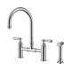 Nero York Bridge Kitchen Set With Hand Spray Chrome