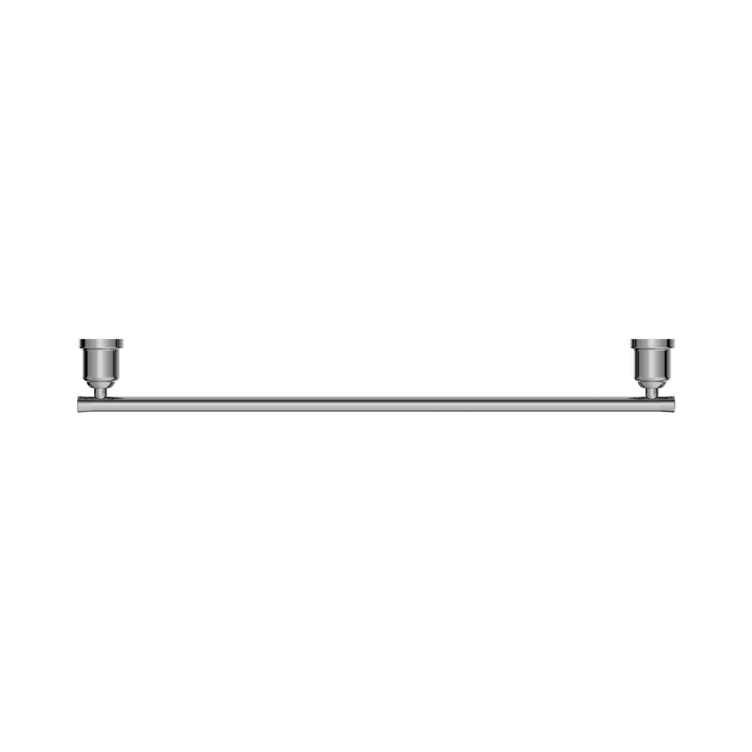NERO YORK SINGLE TOWEL RAIL 600MM CHROME