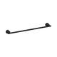 Nero York Single Towel Rail 600Mm Matte Black