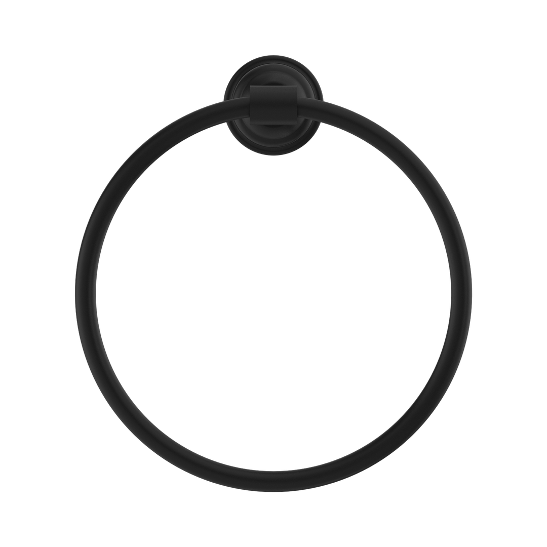 Nero York Towel Ring Matte Black