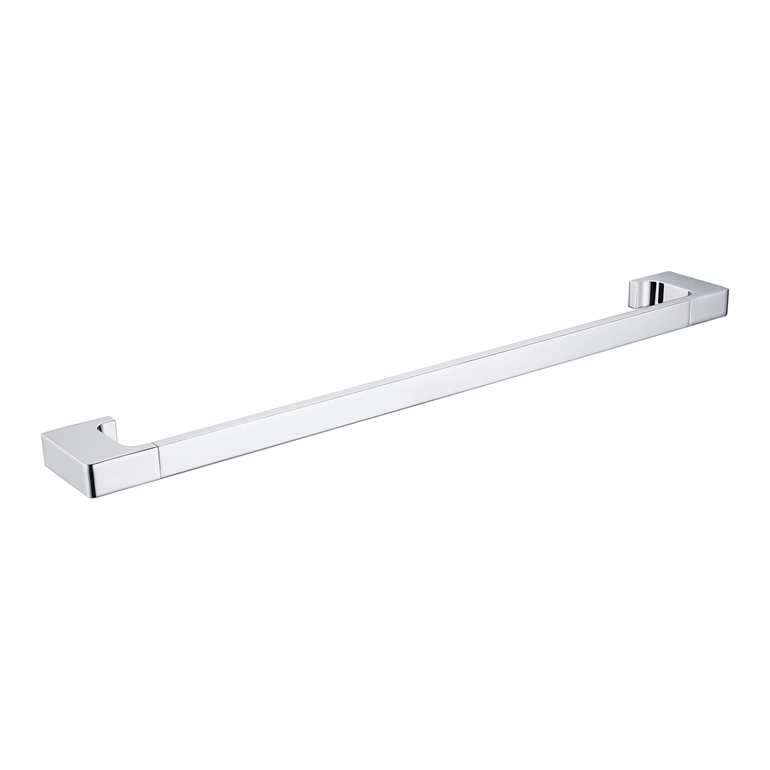 Nero Pearl/Vitra  Single Towel Rail 600mm - Chrome