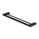 Nero Bianca Double Towel Rail 600Mm Matt Black