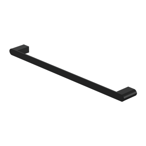 Bianca Single Towel Rail 600mm Matt Black