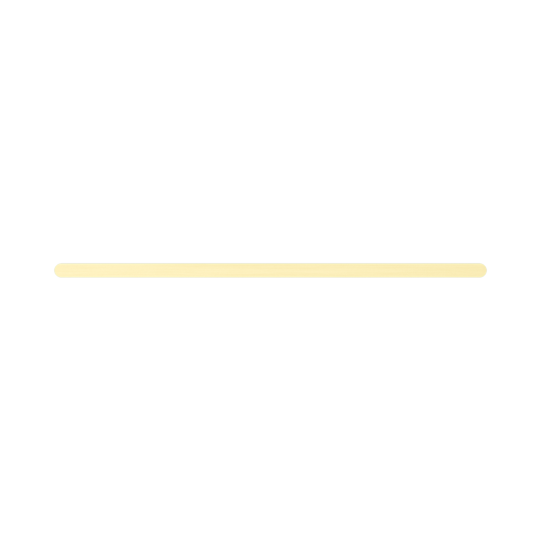Nero Bianca Double Towel Rail 800Mm Brushed Gold