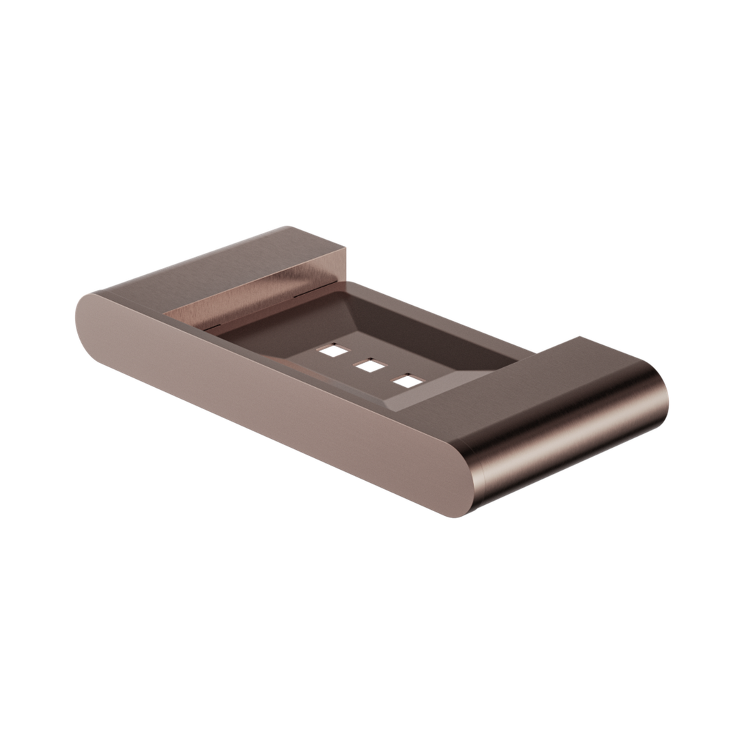 Nero Bianca Soap Dish Holder Brushed Bronze