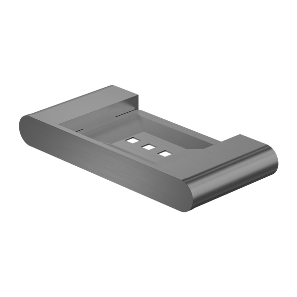 Nero Bianca Soap Dish Holder Gun Metal