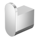 Nero Bianca Robe Hook Chrome
