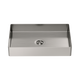 Nero Opal Rectangle Stainless Steel Basin Brushed Nickel