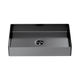Nero Opal Rectangle Stainless Steel Basin Graphite